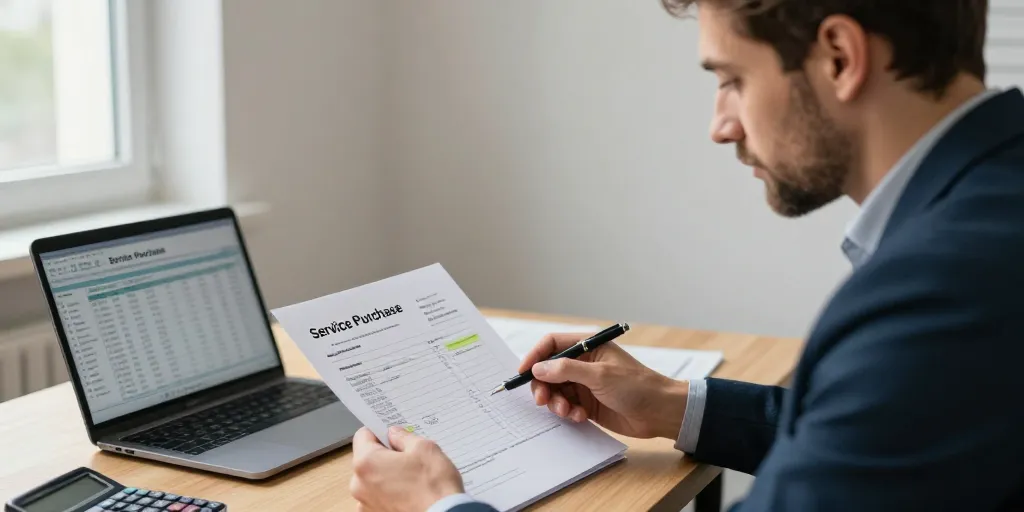 Achat prestation de service compte comptable : le bon compte à choisir ?