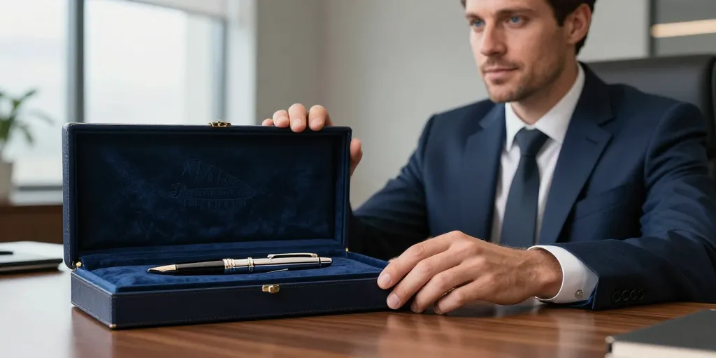 Coffret stylo personnalisé : un cadeau d’affaires élégant et mémorable
