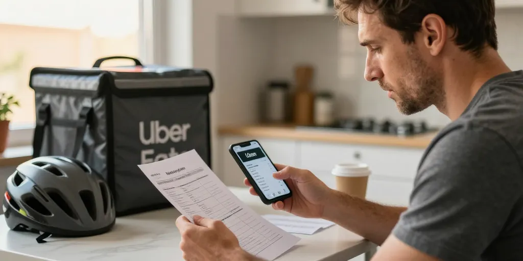 Combien gagne un livreur Uber Eats par mois : le salaire net réel ?