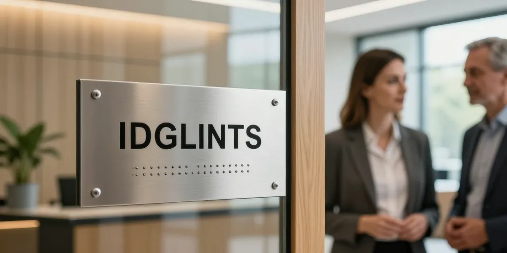 Plaque de porte : bien choisir pour une signalétique efficace